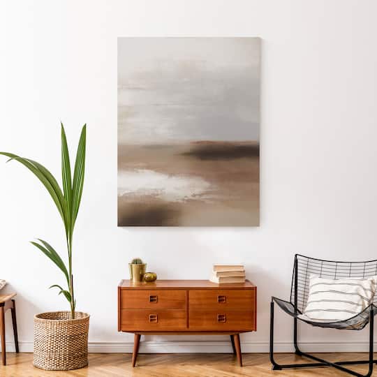 Soft Smooth Warm Abstract 30" x 40" Canvas Wall Art